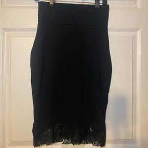 Bebe Black Skirt Size M